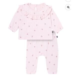 Modern Moments 18M 2 piece pink with bows